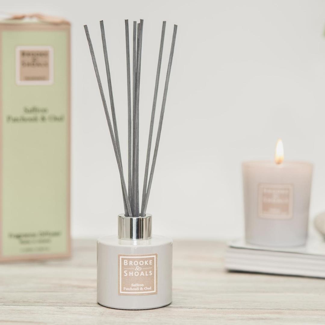 Brooke & Shoals Candle - Saffron Patchouli & Oud by Weirs of Baggot Street. Celebrating Irish Creators