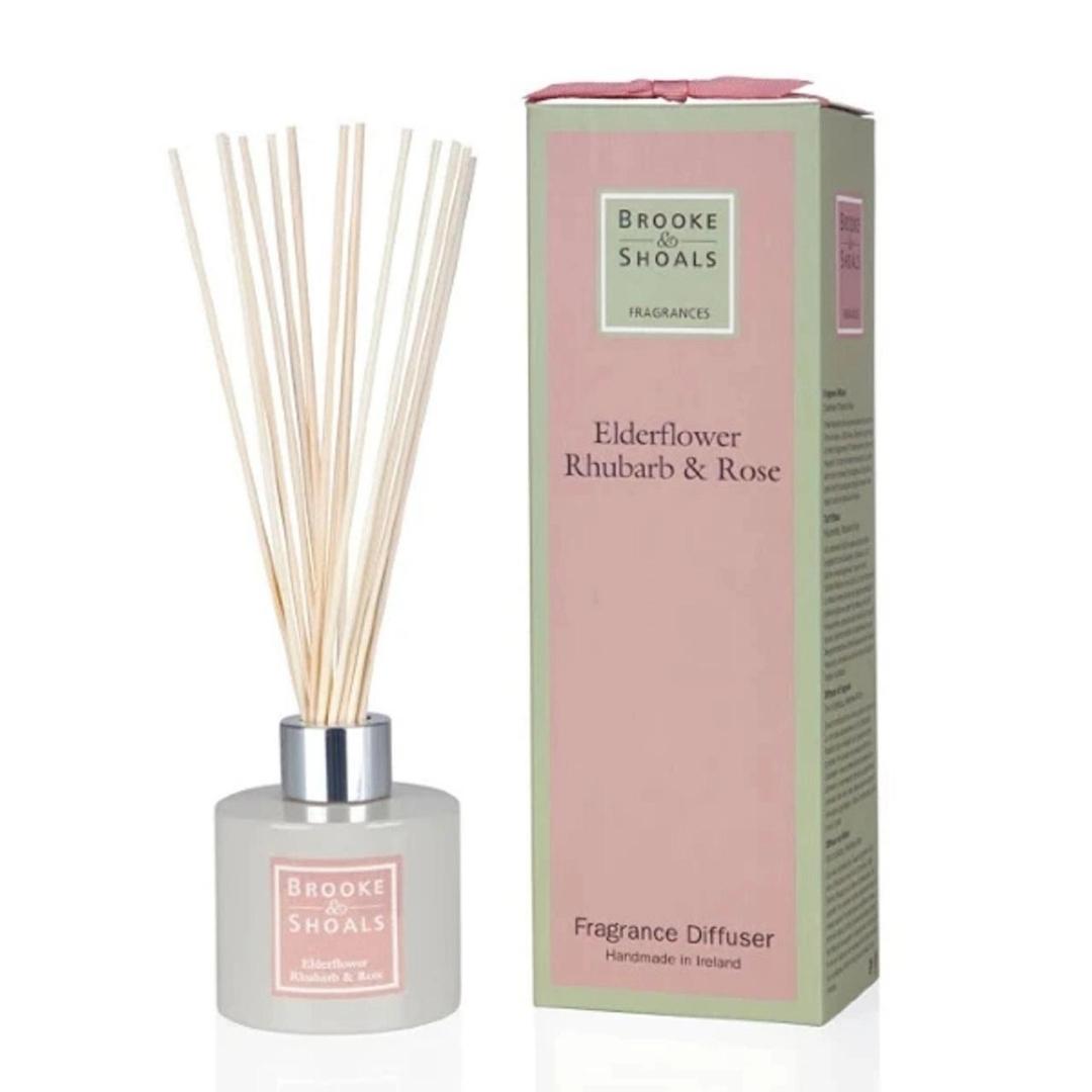 Brooke & Shoals Diffuser Elderflower Rhubarb & Rose Weirs of Baggot Street. Celebrating Irish Creators