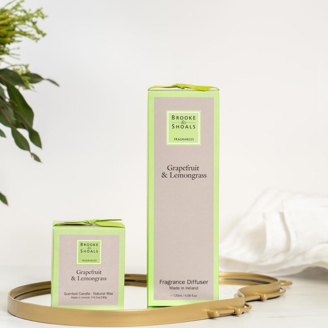 Brooke & Shoals Diffuser Grapefruit & Lemongrass by Weirs of Baggot Street. Celebrating Irish Creators