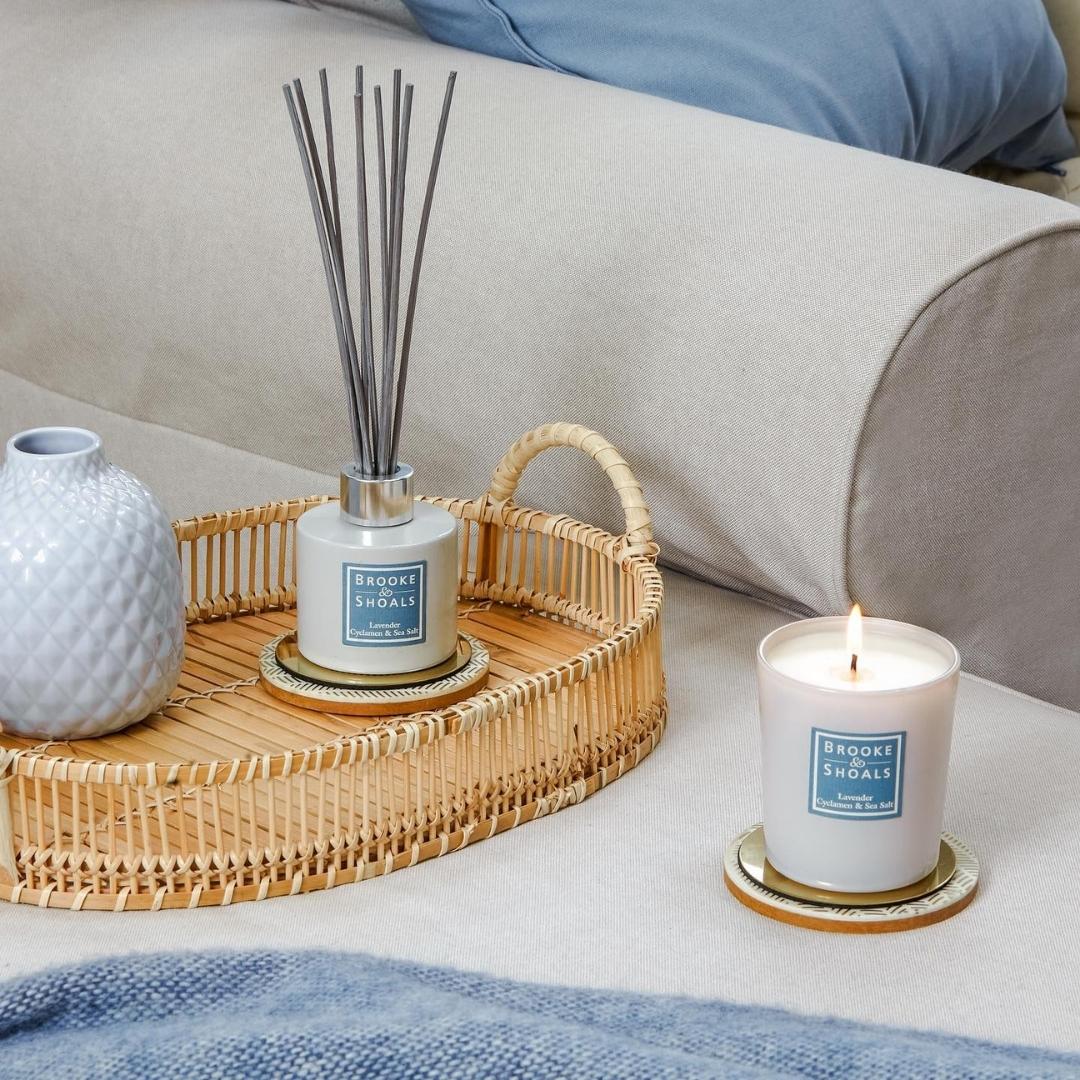 Brooke & Shoals Diffuser Lavender Cyclamen & Sea Salt by Weirs of Baggot Street. Celebrating Irish Creators