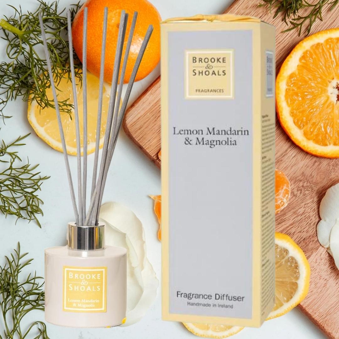 Brooke & Shoals Diffuser Lemon Mandarin & Magnolia Weirs of Baggot Street. Celebrating Irish Creators