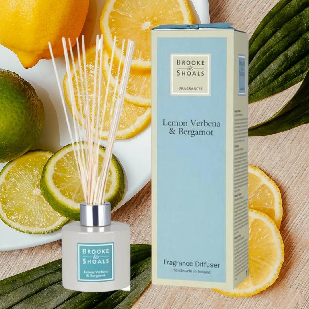 Brooke & Shoals Diffuser Lemon Verbena & Bergamot - Weirs of Baggot Street. Celebrating Irish Creators