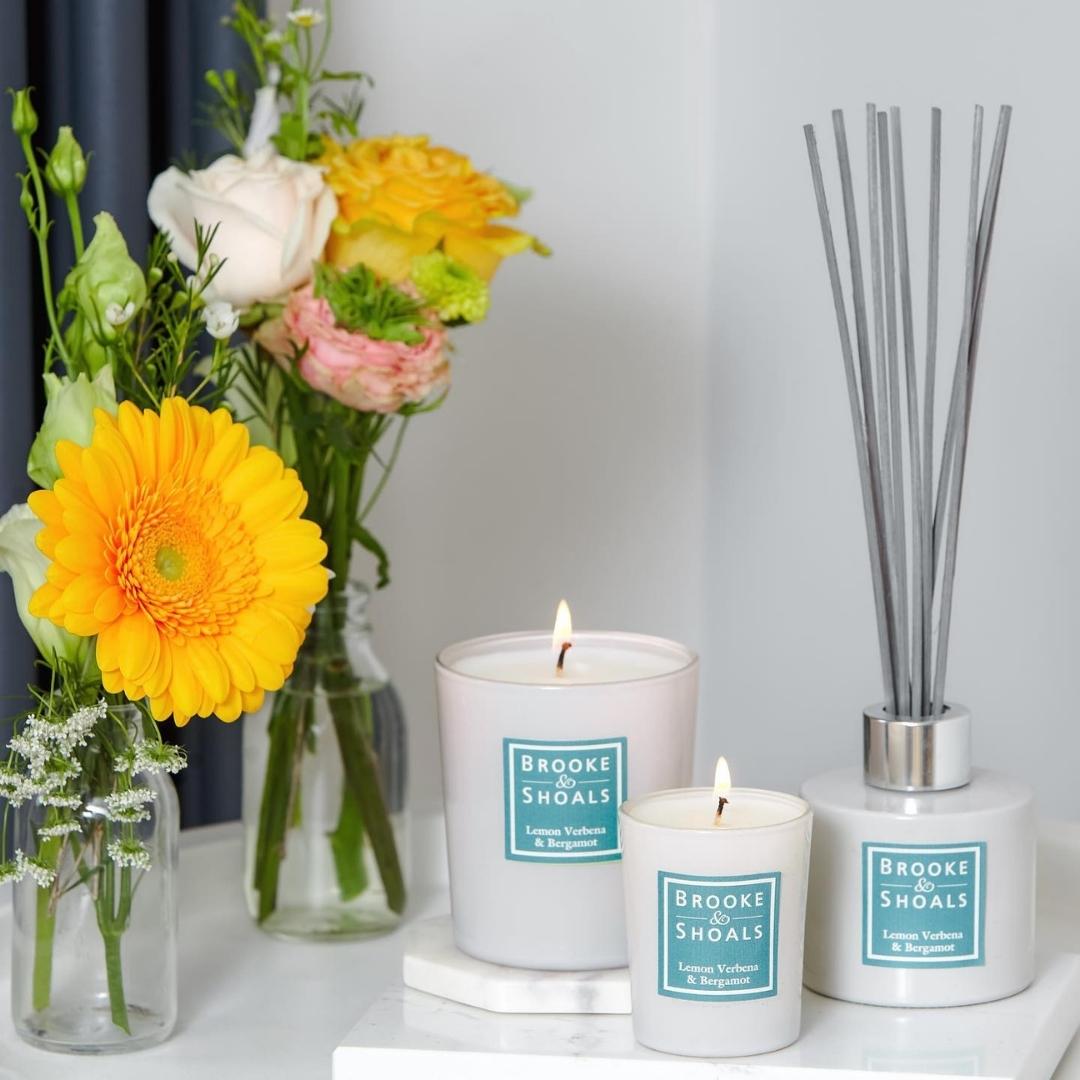 Brooke & Shoals Diffuser Lemon Verbena & Bergamot - Weirs of Baggot Street. Celebrating Irish Creators