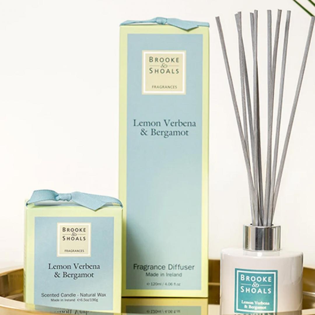 Brooke & Shoals Diffuser Lemon Verbena & Bergamot - Weirs of Baggot Street. Celebrating Irish Creators