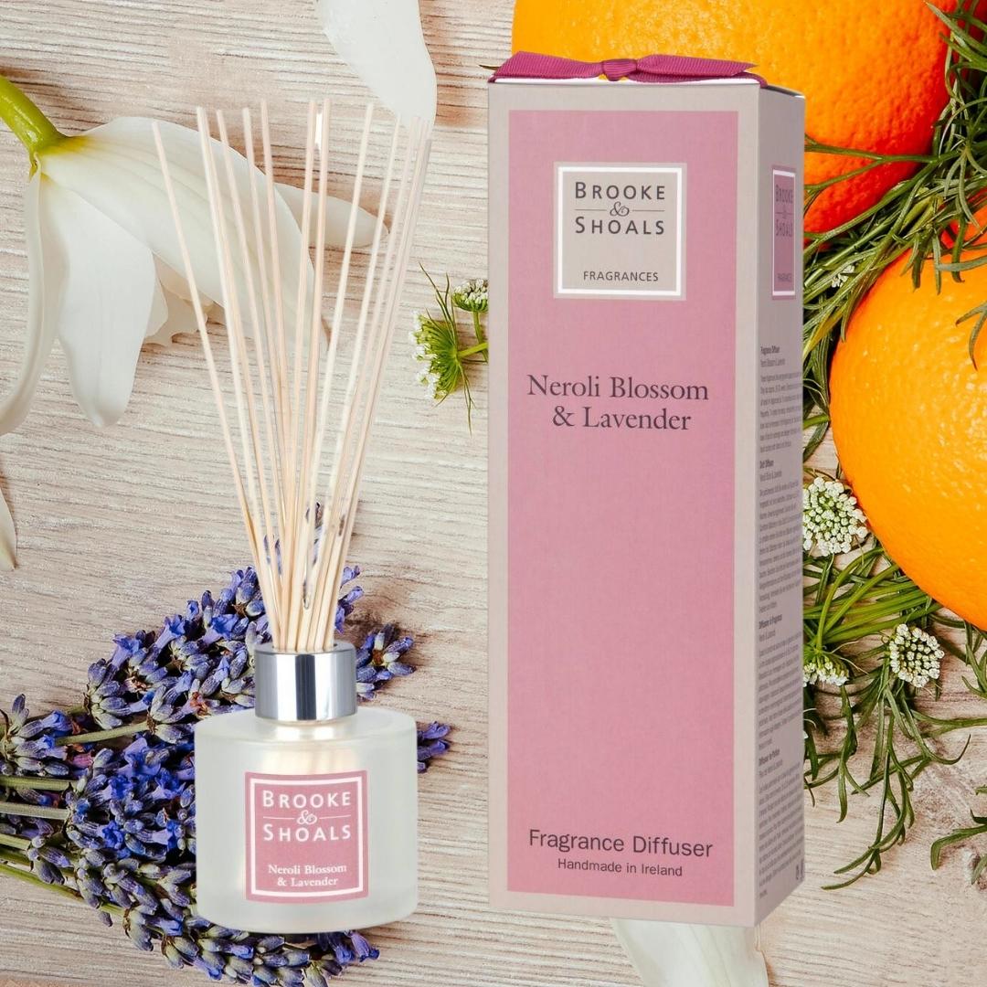 Brooke & Shoals Diffuser Neroli Blossom & Lavender Weirs of Baggot Street. Celebrating Irish Creators