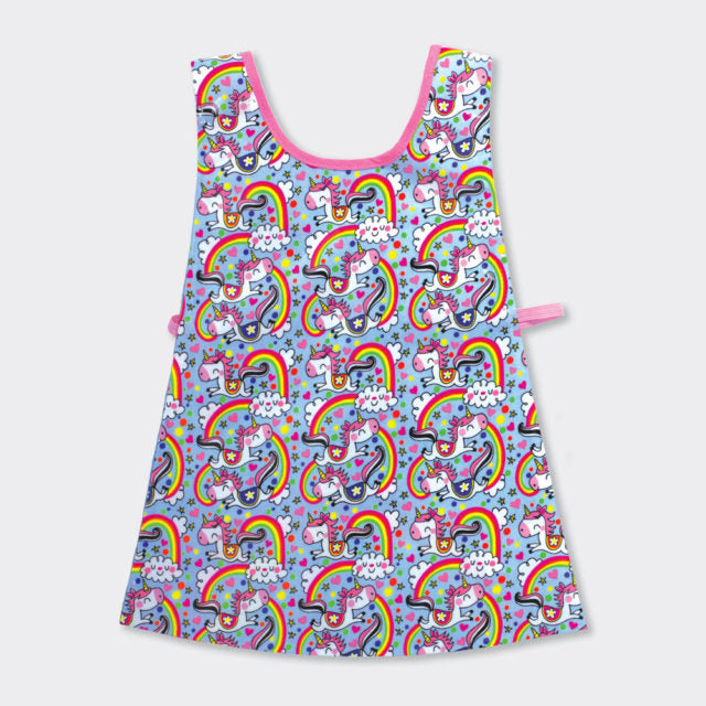 Bubs & Kids - Rachel Ellen Children's Tabard - Unicorns & Rainbows by Weirs of Baggot Street