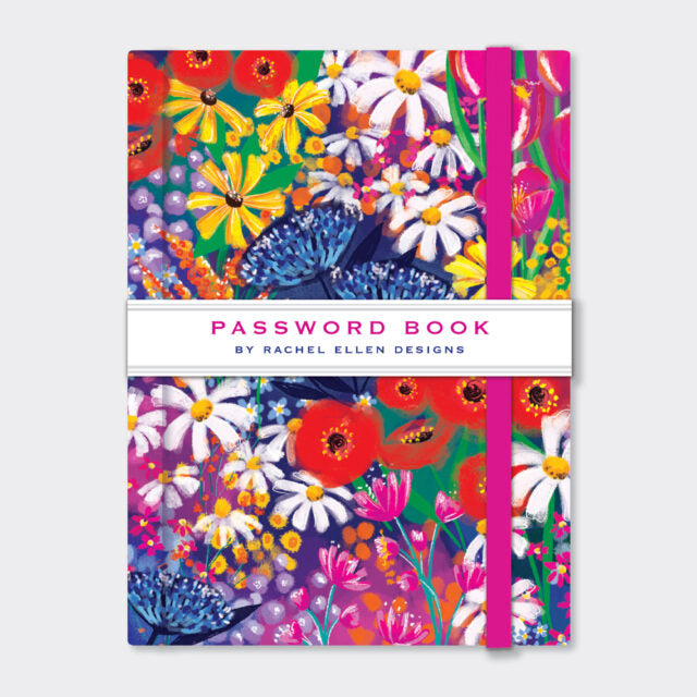 Bubs & Kids - Rachel Ellen Password Book - Full Bloom by Weirs of Baggot Street