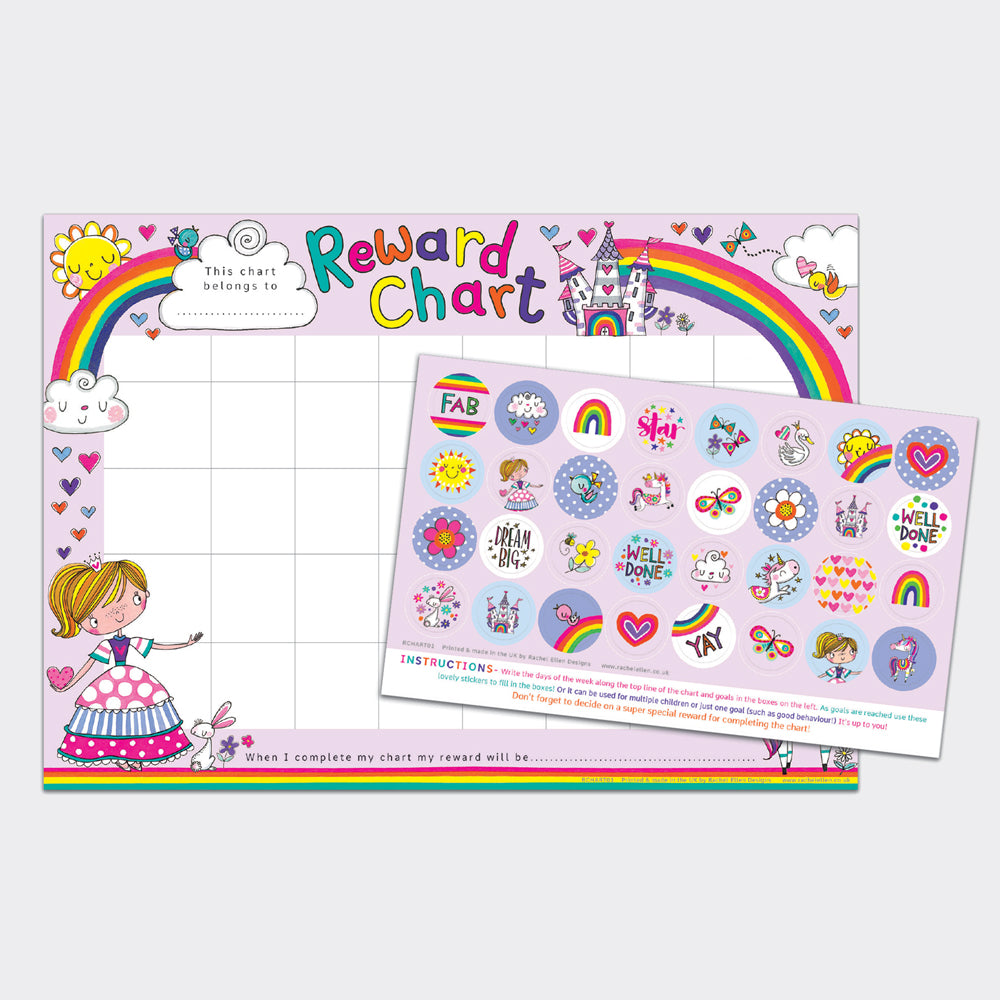 Bubs & Kids - Rachel Ellen Reward Chart - Princess by Weirs of Baggot Street