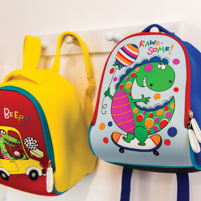 Bubs & Kids - Rachel Ellen Small Neoprene Rucksacks - Dinosaur by Weirs of Baggot Street