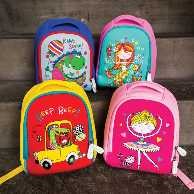 Bubs & Kids - Rachel Ellen Small Neoprene Rucksacks - Dinosaur by Weirs of Baggot Street