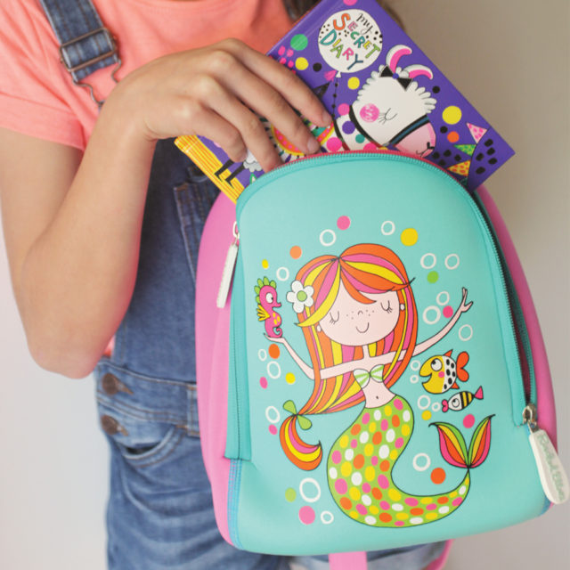 Bubs & Kids - Rachel Ellen Small Neoprene Rucksacks - Mermaid by Weirs of Baggot Street