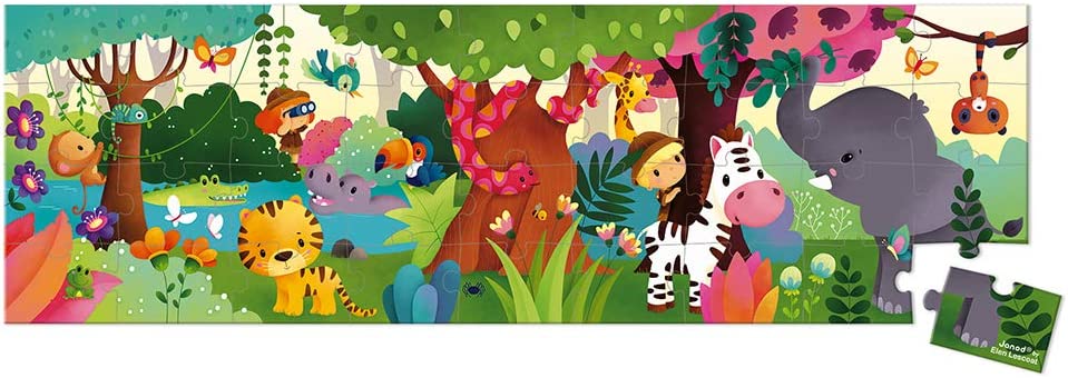 Bubs & Kids | Janod Panoramic Puzzle Jungle by Weirs of Baggot Street