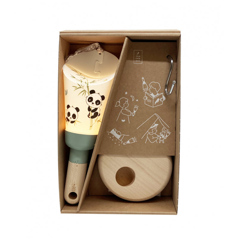 Bubs & Kids | Polochon Portable 5-In-1 Nightlight Green Panda by Weirs of Baggot Street