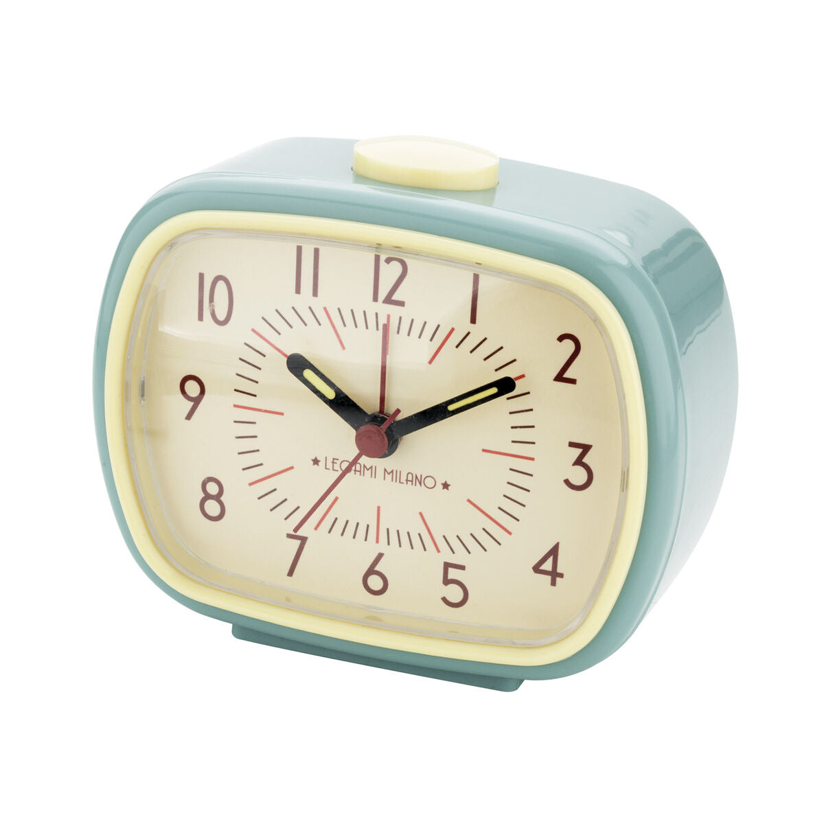 Fab Gifts | Legami Retro Alarm Clock Light Blue by Weirs of Baggot Street