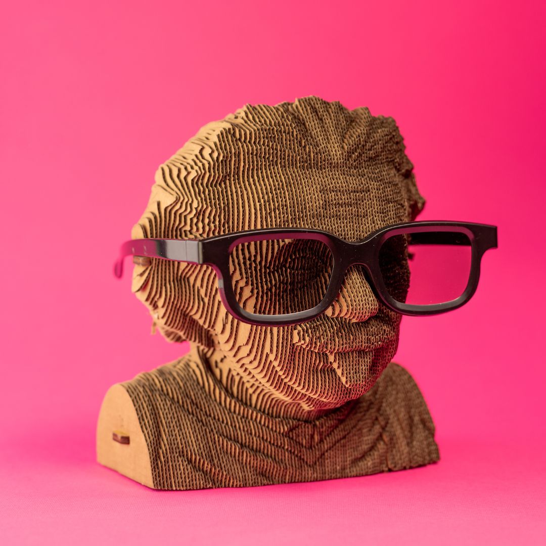Cartonic 3D Cardboard Puzzle Albert Einstein | Fabulous Gifts by Weirs of Baggot Street