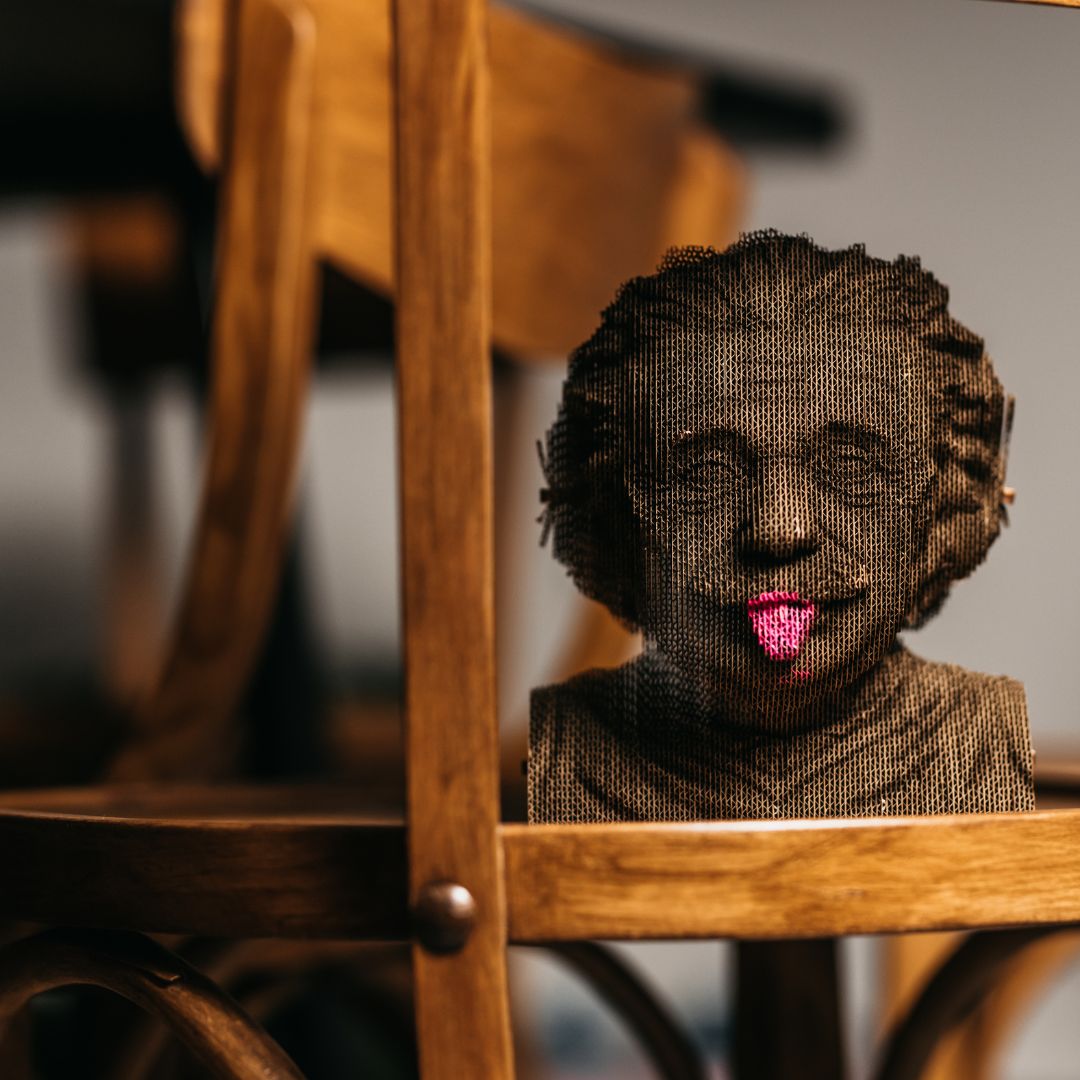 Cartonic 3D Cardboard Puzzle Albert Einstein | Fabulous Gifts by Weirs of Baggot Street
