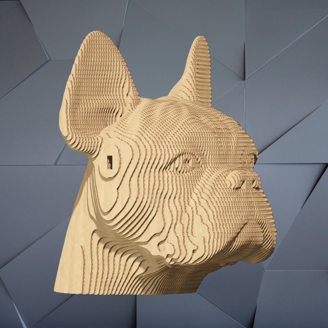 Cartonic 3D Cardboard Puzzle Bulldog | Fabulous Gifts by Weirs of Baggot Street