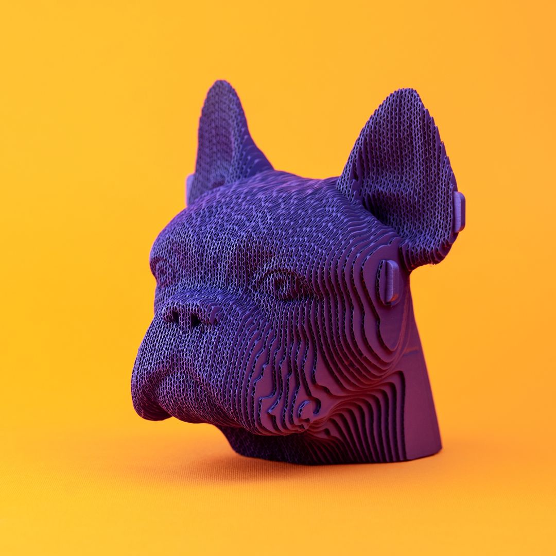 Cartonic 3D Cardboard Puzzle Bulldog | Fabulous Gifts by Weirs of Baggot Street