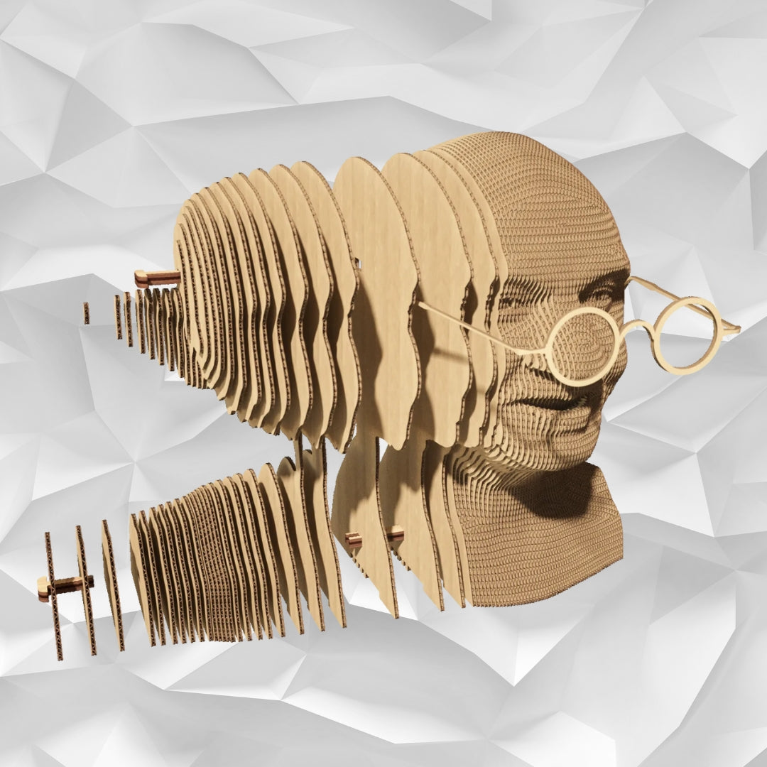 Cartonic 3D Cardboard Puzzle Ghandi | Fabulous Gifts by Weirs of Baggot Street