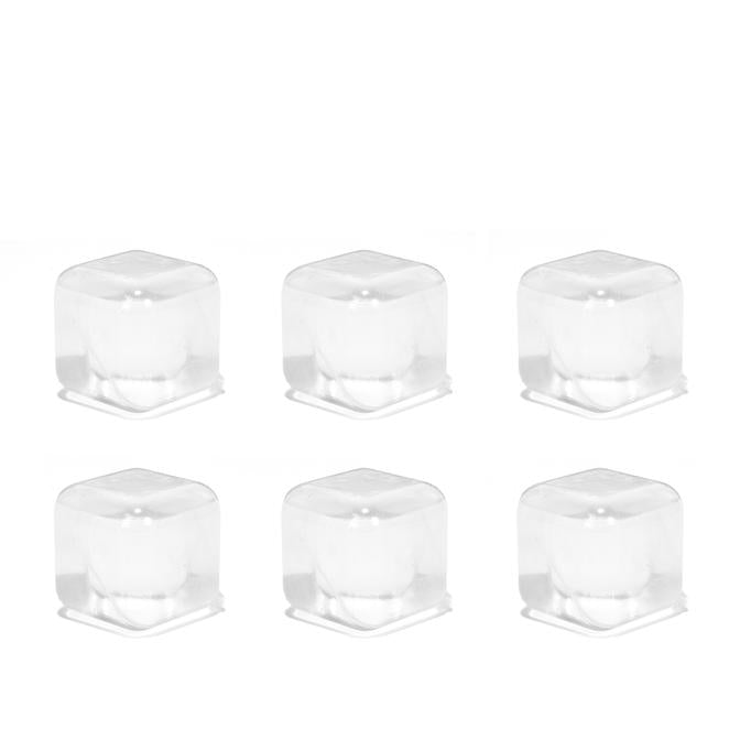 Kikkerland Clear Reusable Ice Cubes