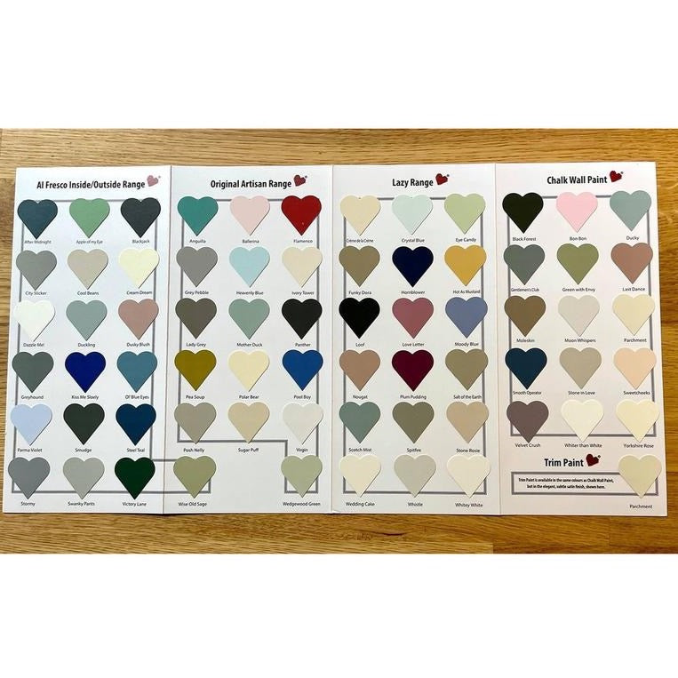 Frenchic Colour Chart by Weirs of Baggot St