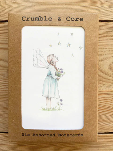 Crumble & Core | Boxed 'Fairy' Pack Of Assorted A6 Cards by Weirs of Baggot Street
