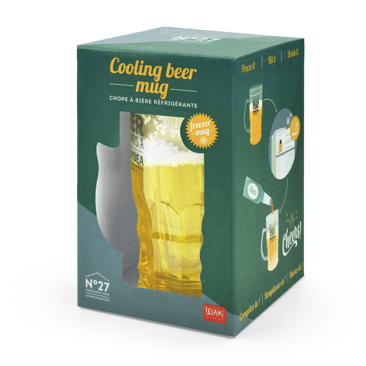 Legami Double Wall Beer Mug by Weirs of Baggot St