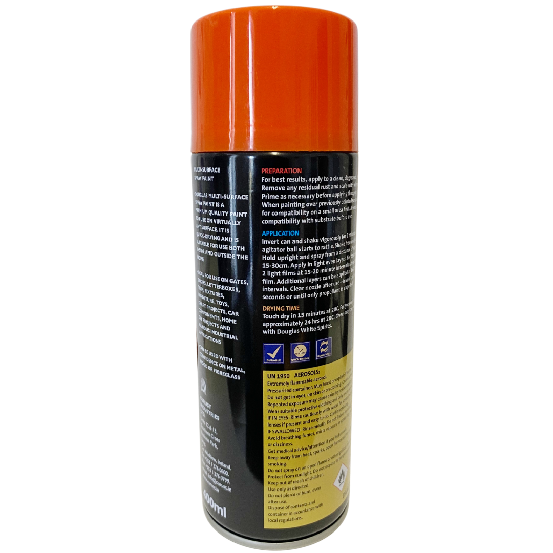 Paint & Decorating | Douglas Spray Paint  - Orange 400ml by Weirs of Baggot St