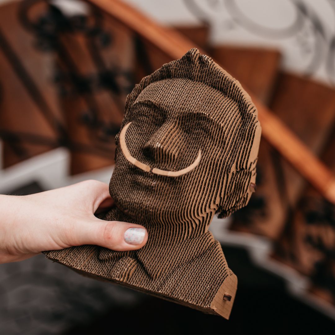 Fab Gifts | Cartonic 3D Cardboard Puzzle Salvador by Weirs of Baggot Street