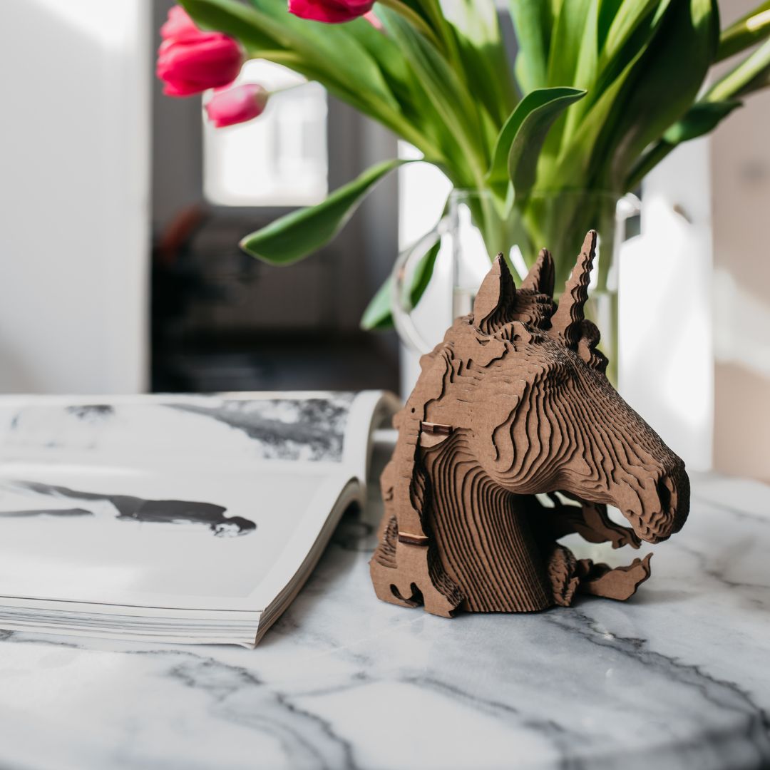 Fab Gifts | Cartonic 3D Cardboard Puzzle Unicorn by Weirs of Baggot Street
