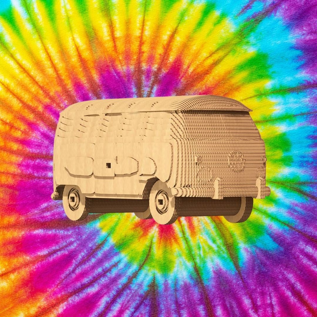 Fab Gifts | Cartonic 3D Cardboard Puzzle VW T1 by Weirs of Baggot Street