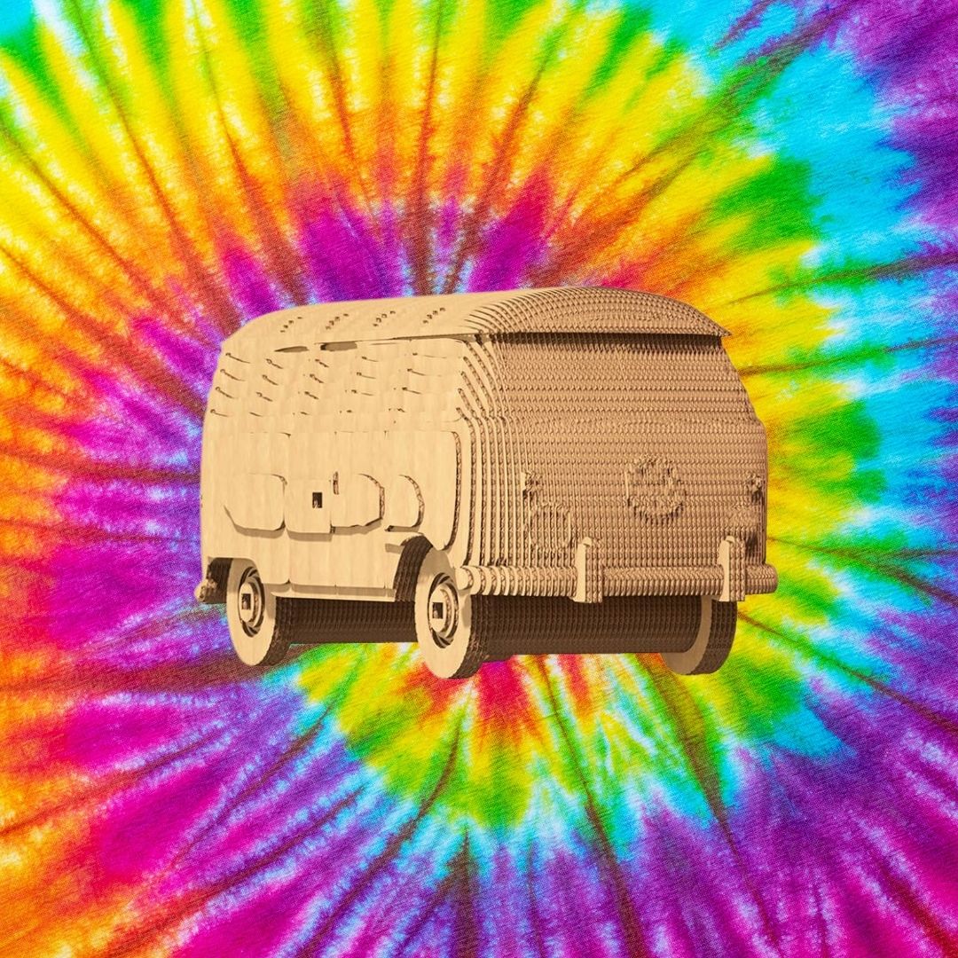 Fab Gifts | Cartonic 3D Cardboard Puzzle VW T1 by Weirs of Baggot Street