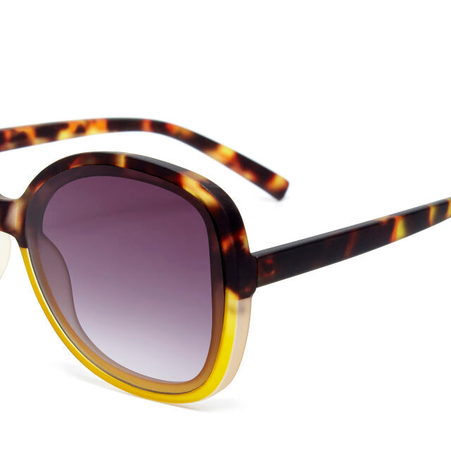 Fab Gifts | Okkia Sunglasses Butterfly Havana Yellow by Weirs of Baggot Street