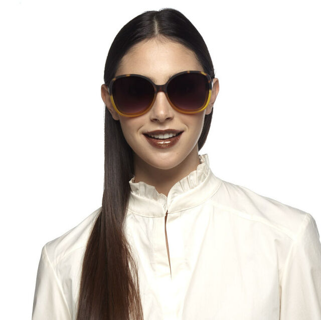 Fab Gifts | Okkia Sunglasses Butterfly Havana Yellow by Weirs of Baggot Street