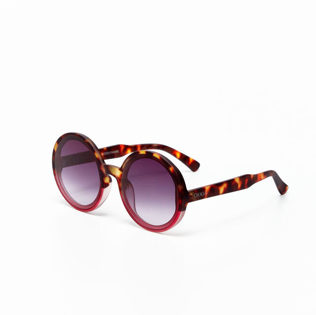 Fab Gifts | Okkia Sunglasses Tondo Havana Pink by Weirs of Baggot Street