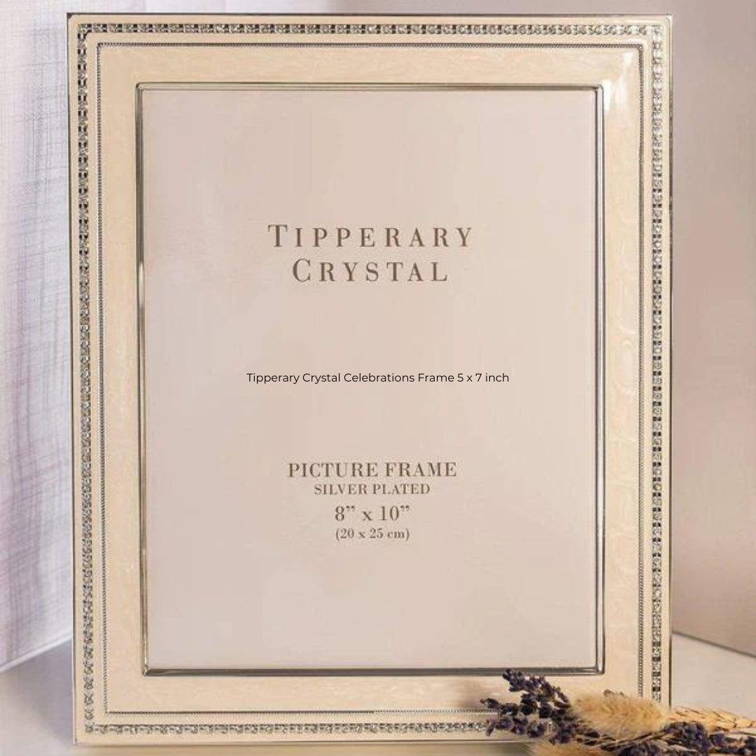 Fab Gifts | Tipperary Crystal Celebrations Frame 6x8" by Weirs of Baggot Street