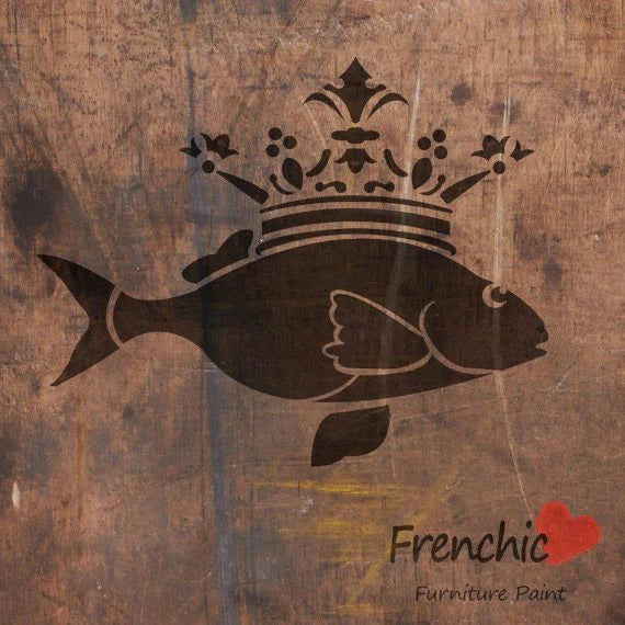 Frenchic Paint | The Fish Prince Stencil by Weirs of Baggot St