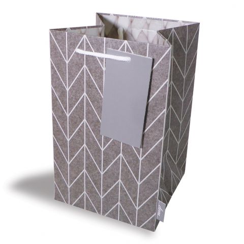 Giftwrap & Bags | Gift Bag Tall - Chevron Knit by Weirs of Baggot St