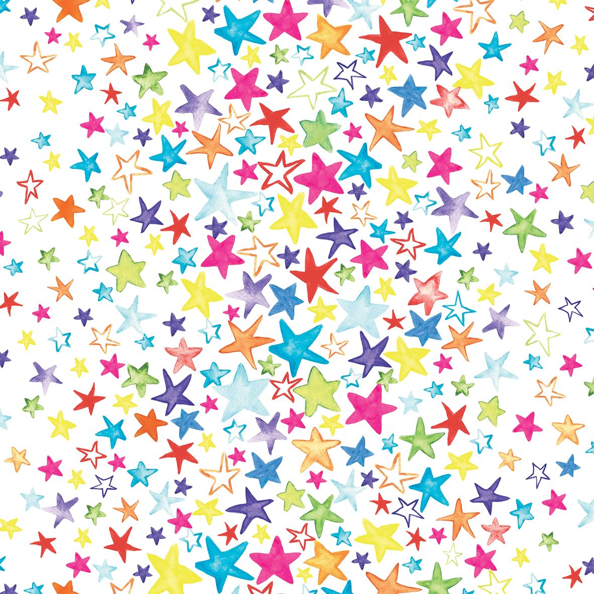 Giftwrap & Bags | Gift Wrap 3M Rainbow Stars by Weirs of Baggot St