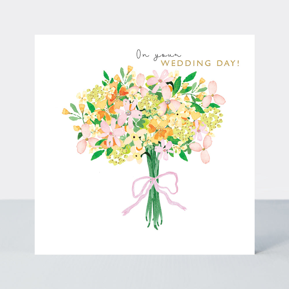 Greeting Card - Rachel Ellen Blossom - Wedding Floral Bouquet Card by Weirs of Baggot Street