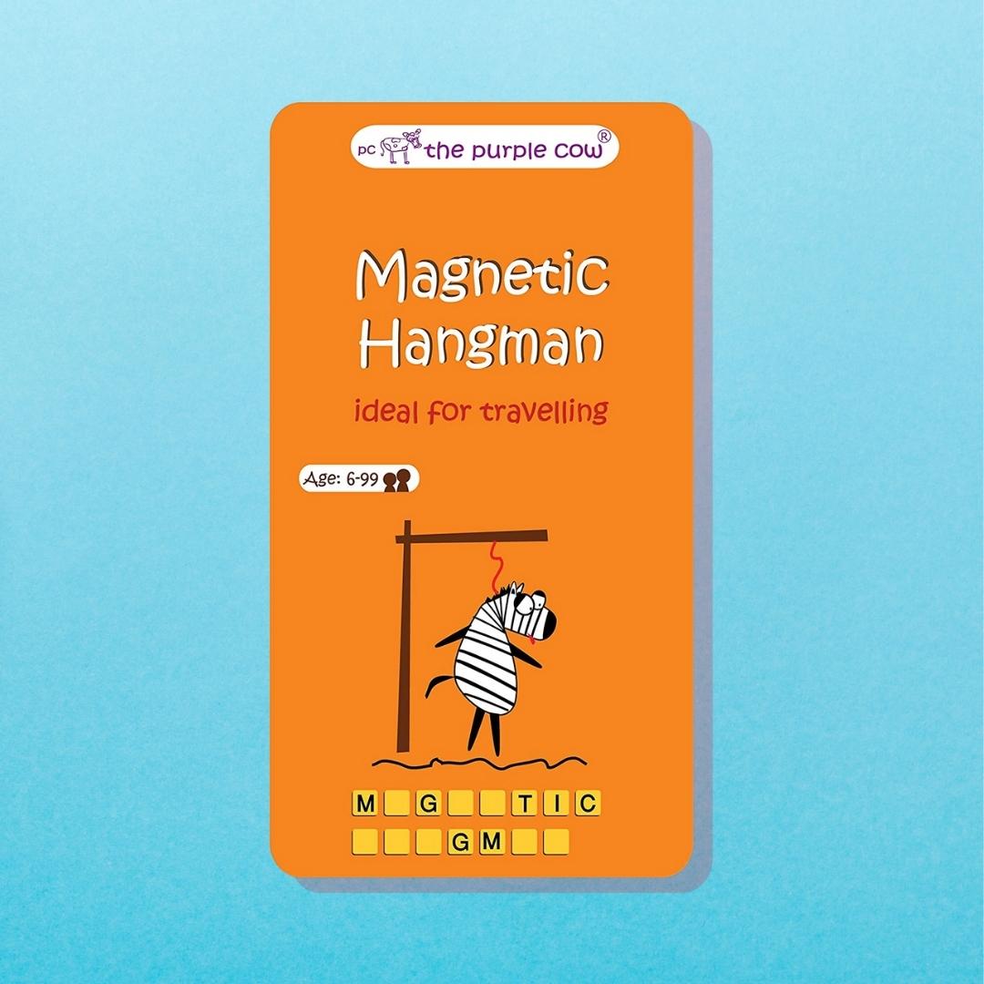 Hangman Magnetic Travel Game Purple Cow Magnetic Games by Weirs of Baggot St