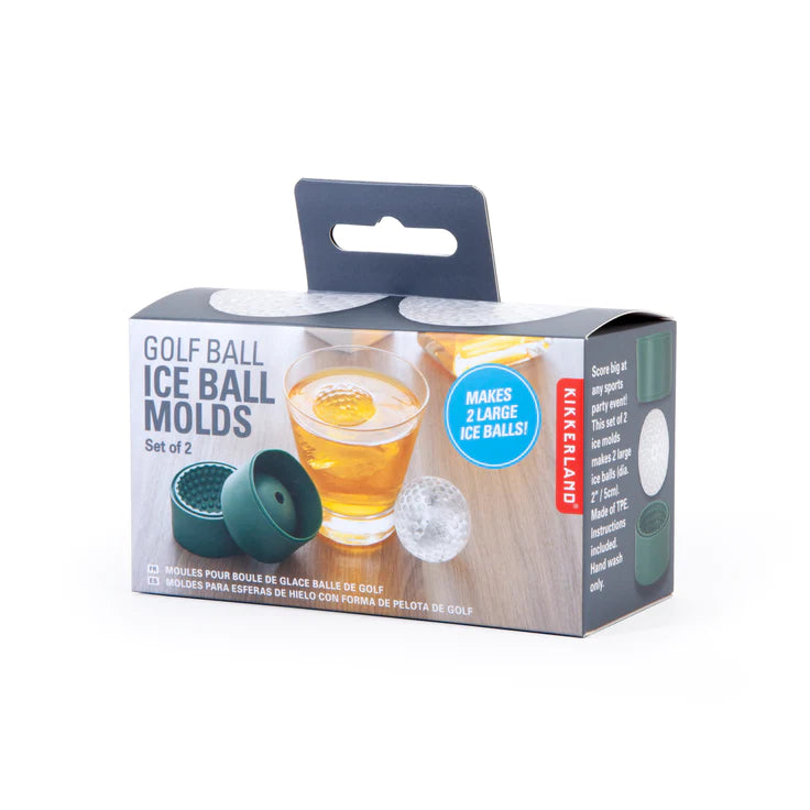 Fab Gifts | Kikkerland - Ice Cube Molds Golf Ball by Weirs of Baggot St
