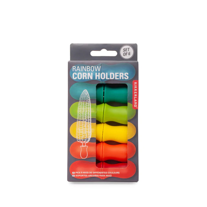 Fabulous Gifts | Kikkerland - Rainbow Corn Holders by Weirs of Baggot Street