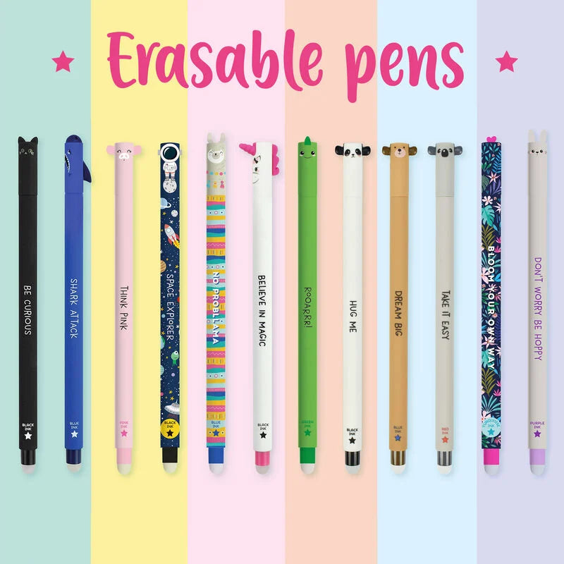 Fabulous Gifts Legami Stationery Legami Erasable Gel Pen Kitty Black by Weirs of Baggot Street