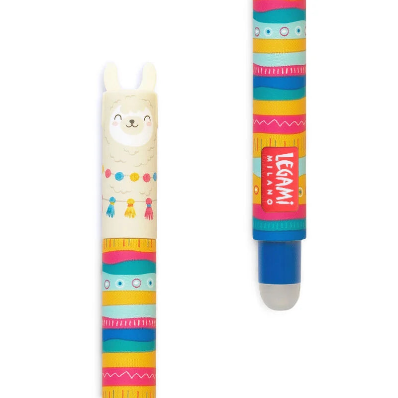 Fabulous Gifts Legami Stationery Legami Erasable Gel Pen Llama Blue by Weirs of Baggot Street