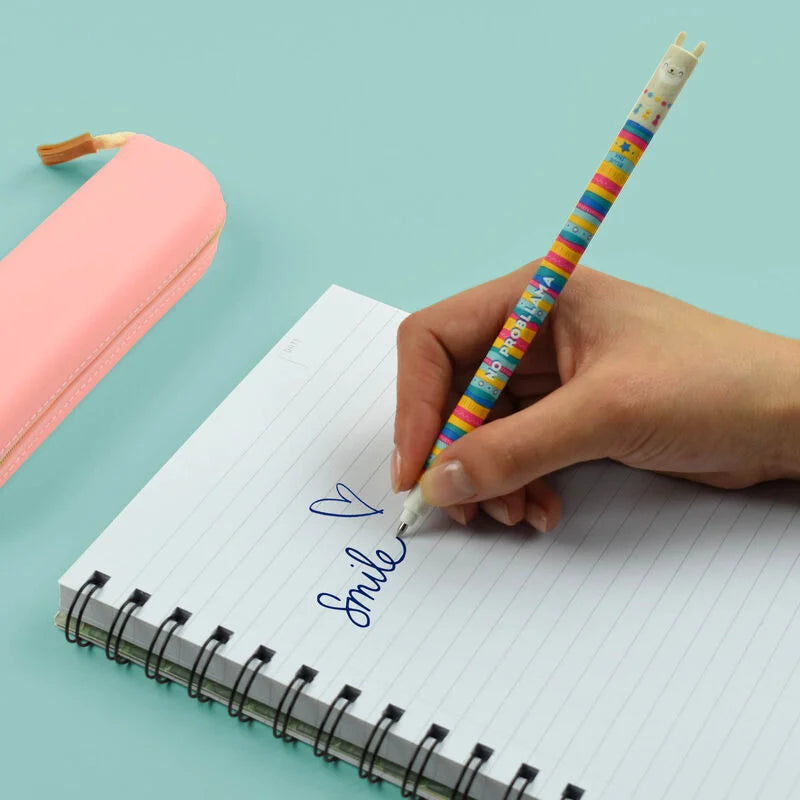 Fabulous Gifts Legami Stationery Legami Erasable Gel Pen Llama Blue by Weirs of Baggot Street