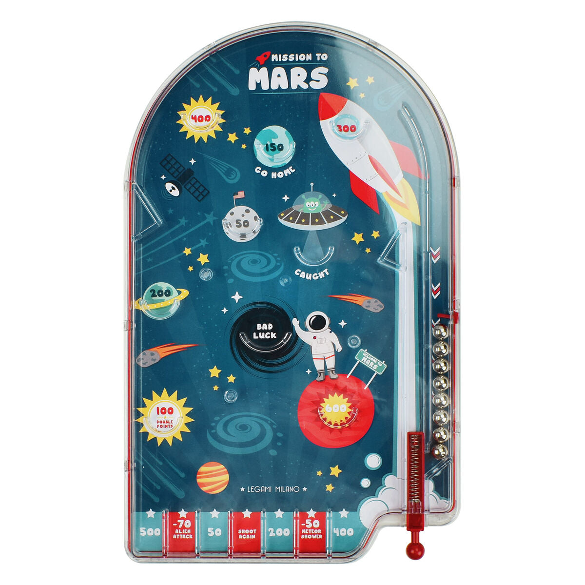 Gift | Legami Mini Portable Pinball - Mission to Mars by Weirs of Baggot St