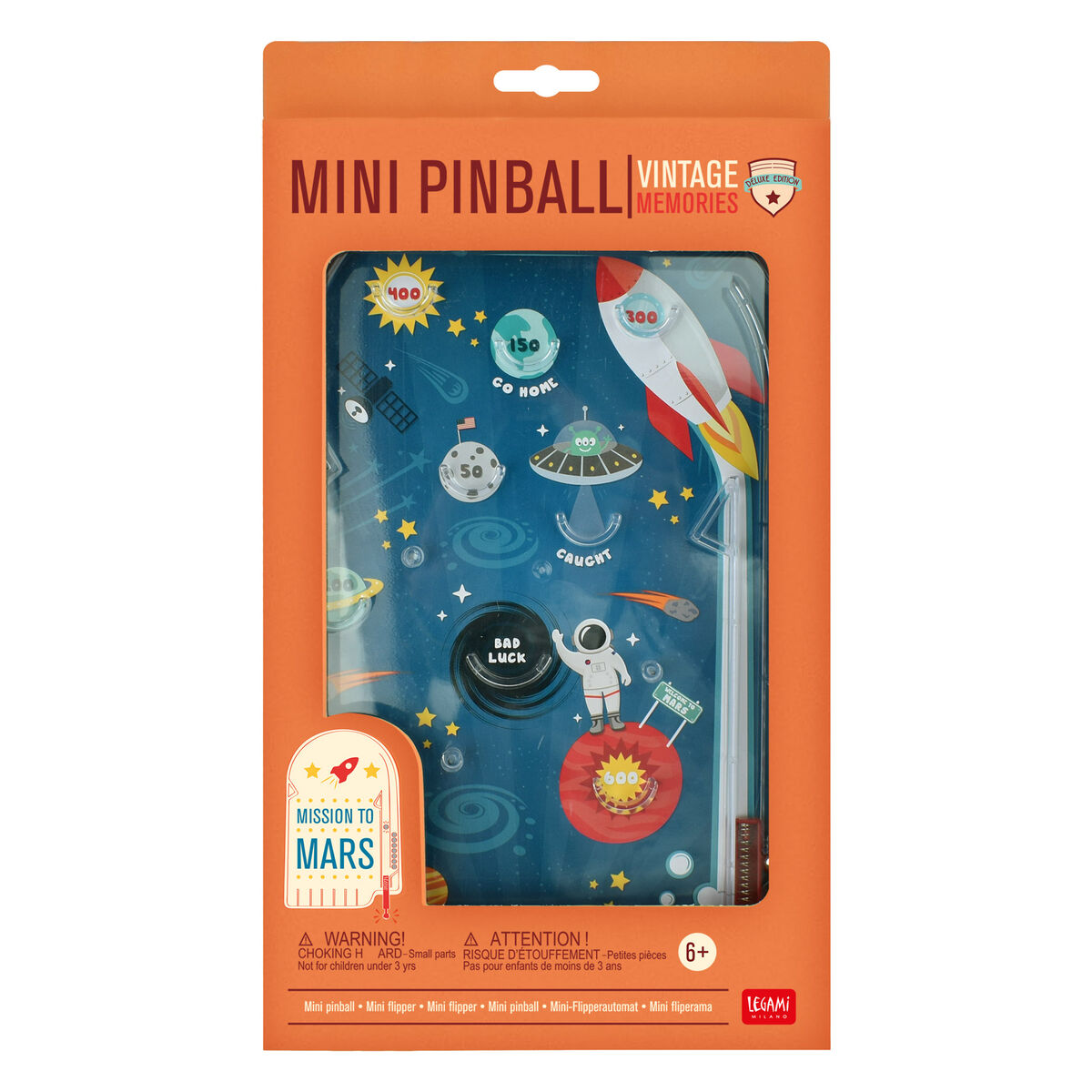 Gift | Legami Mini Portable Pinball - Mission to Mars by Weirs of Baggot St