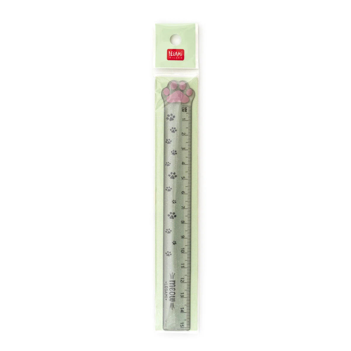 Back to School | Legami Ruler 15cm - Kitty by Weirs of Baggot St