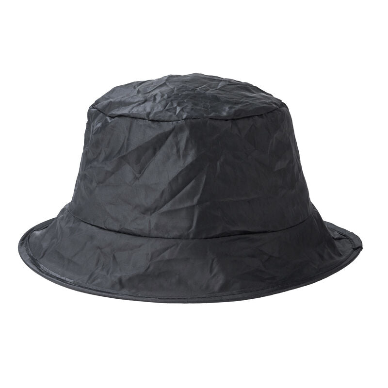 Gift | Legami SOS Sanpei Foldable Rain Hat - Black by Weirs of Baggot St